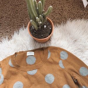 Polka dot sweater